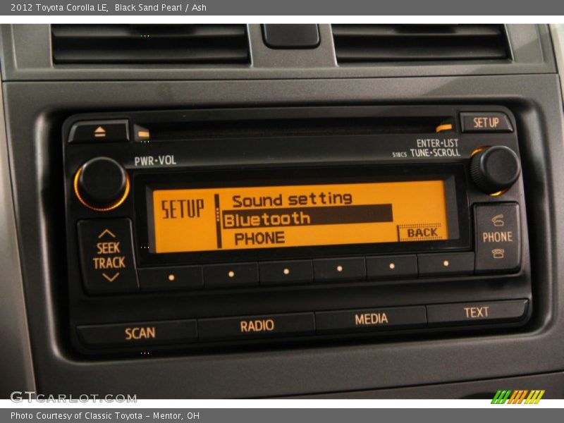Audio System of 2012 Corolla LE