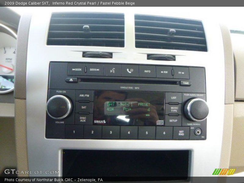 Inferno Red Crystal Pearl / Pastel Pebble Beige 2009 Dodge Caliber SXT
