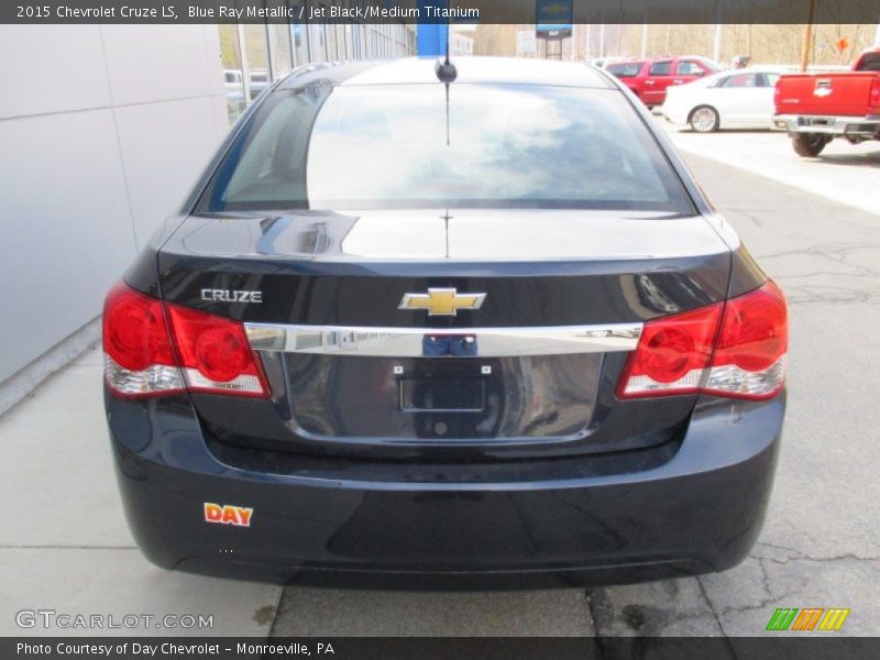 Blue Ray Metallic / Jet Black/Medium Titanium 2015 Chevrolet Cruze LS