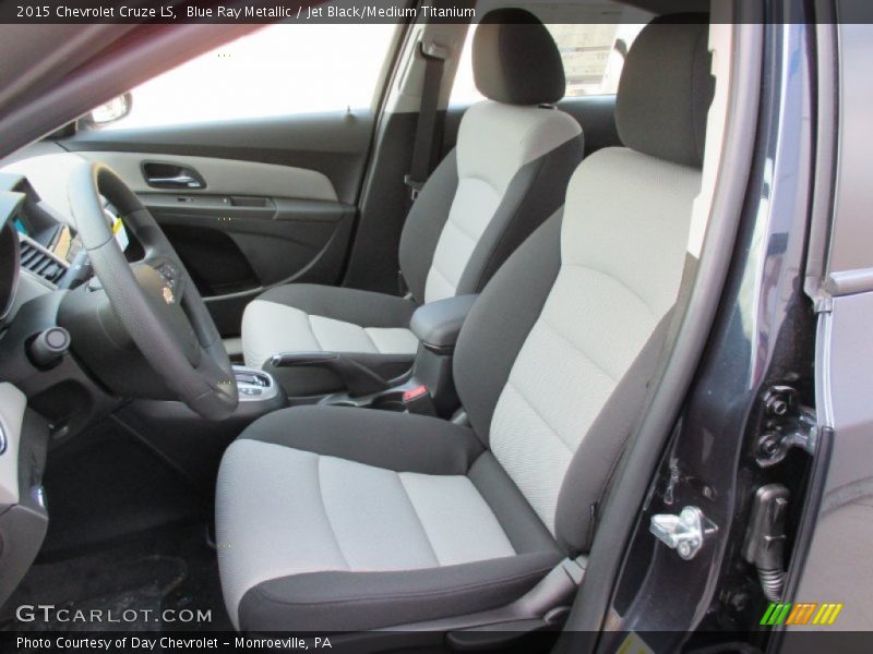 Blue Ray Metallic / Jet Black/Medium Titanium 2015 Chevrolet Cruze LS