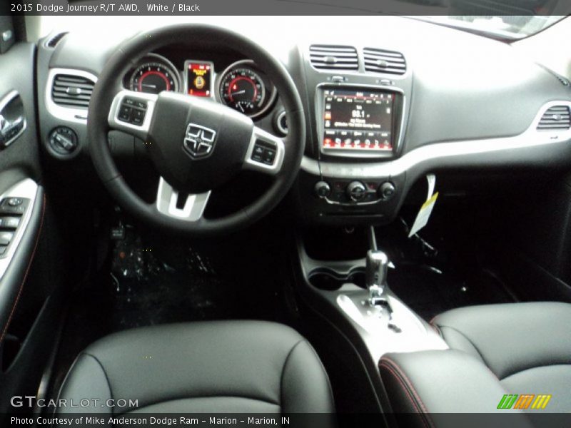 White / Black 2015 Dodge Journey R/T AWD