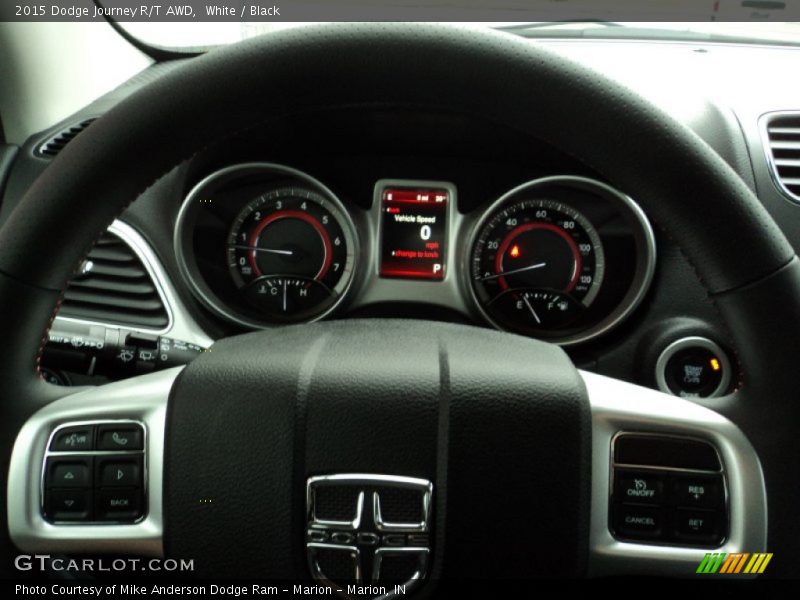 White / Black 2015 Dodge Journey R/T AWD