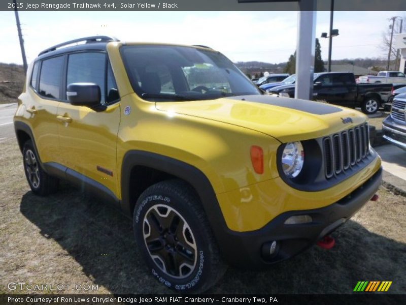 Solar Yellow / Black 2015 Jeep Renegade Trailhawk 4x4