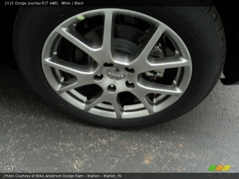 White / Black 2015 Dodge Journey R/T AWD