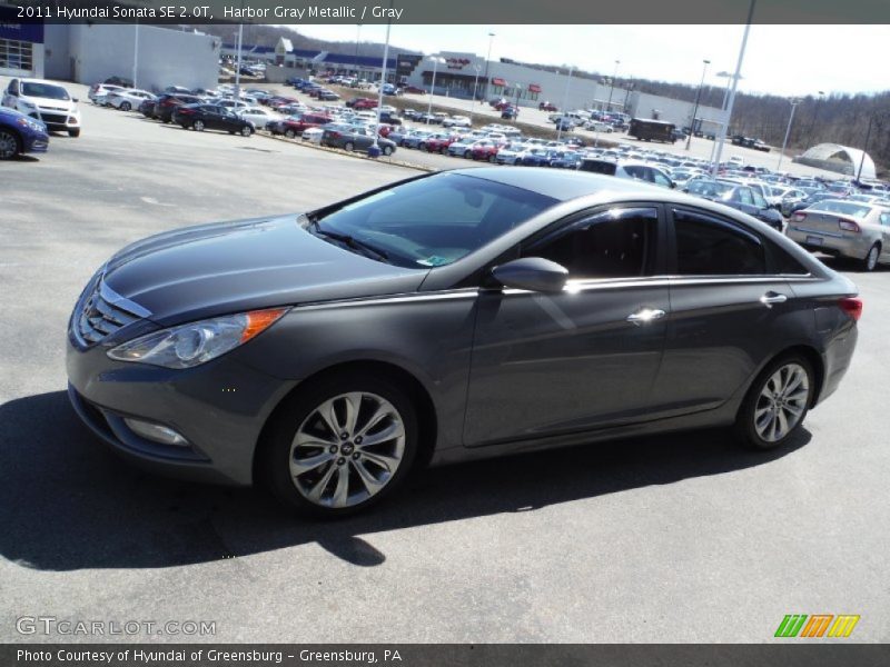 Harbor Gray Metallic / Gray 2011 Hyundai Sonata SE 2.0T
