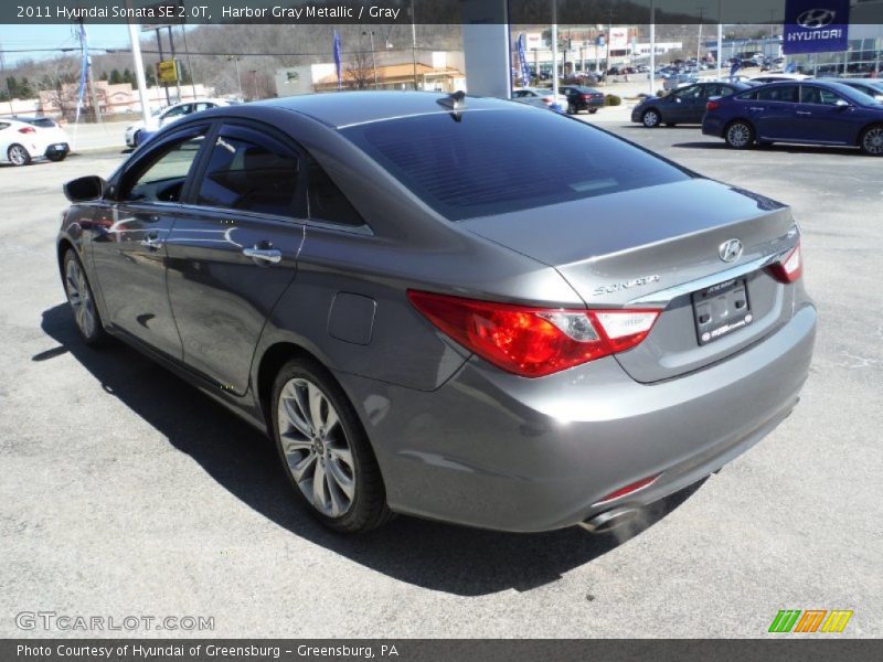 Harbor Gray Metallic / Gray 2011 Hyundai Sonata SE 2.0T