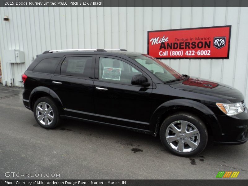 Pitch Black / Black 2015 Dodge Journey Limited AWD