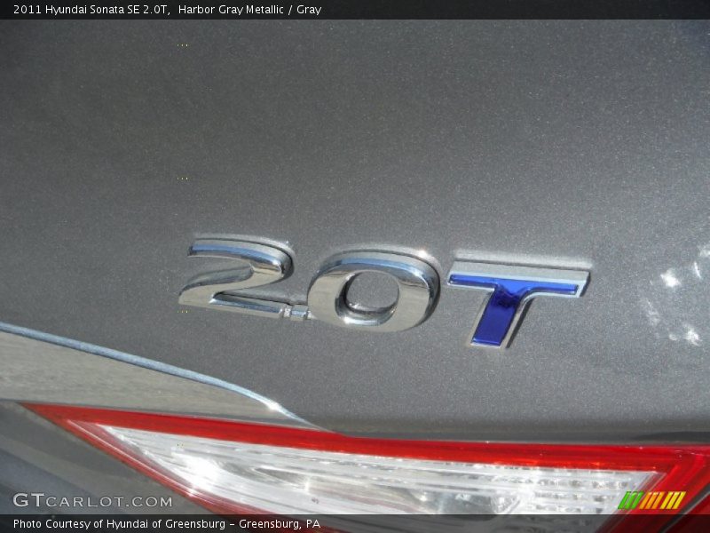 Harbor Gray Metallic / Gray 2011 Hyundai Sonata SE 2.0T