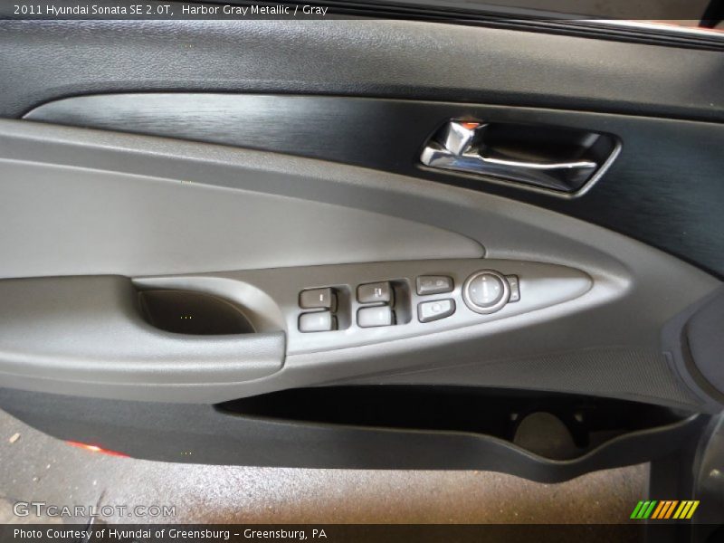 Harbor Gray Metallic / Gray 2011 Hyundai Sonata SE 2.0T