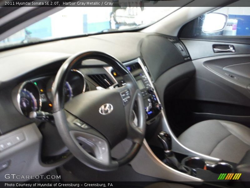 Harbor Gray Metallic / Gray 2011 Hyundai Sonata SE 2.0T