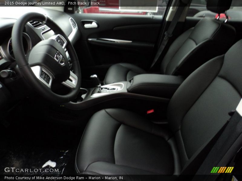 Front Seat of 2015 Journey Limited AWD