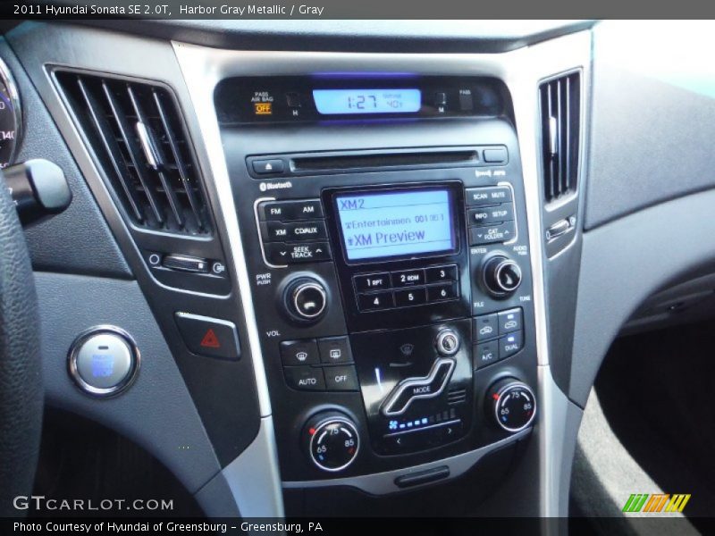 Harbor Gray Metallic / Gray 2011 Hyundai Sonata SE 2.0T