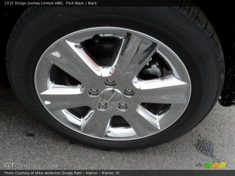 Pitch Black / Black 2015 Dodge Journey Limited AWD