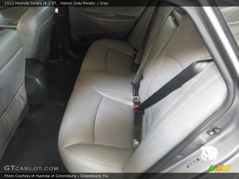 Harbor Gray Metallic / Gray 2011 Hyundai Sonata SE 2.0T