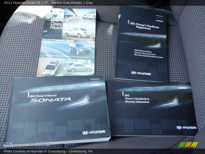 Harbor Gray Metallic / Gray 2011 Hyundai Sonata SE 2.0T