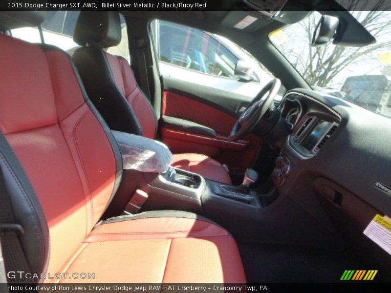 Front Seat of 2015 Charger SXT AWD