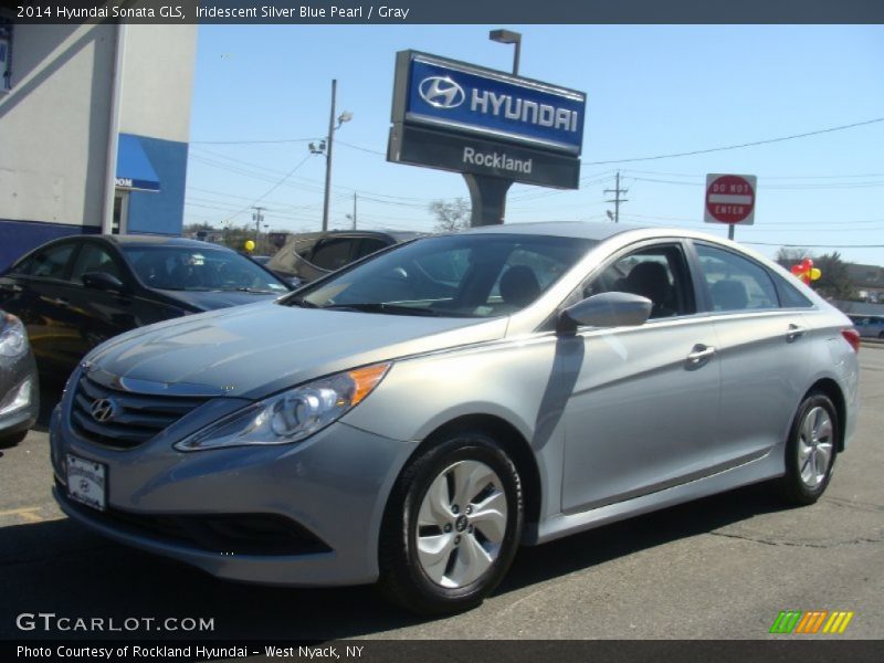 Iridescent Silver Blue Pearl / Gray 2014 Hyundai Sonata GLS