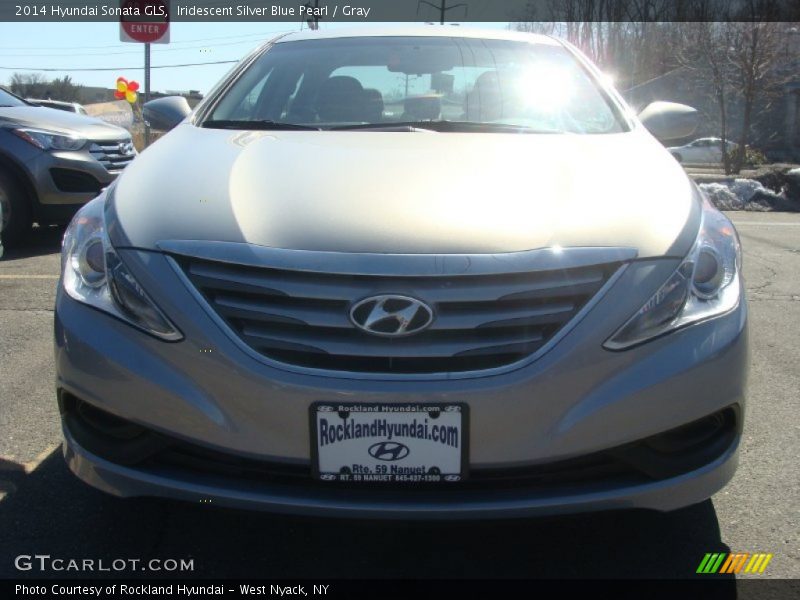 Iridescent Silver Blue Pearl / Gray 2014 Hyundai Sonata GLS