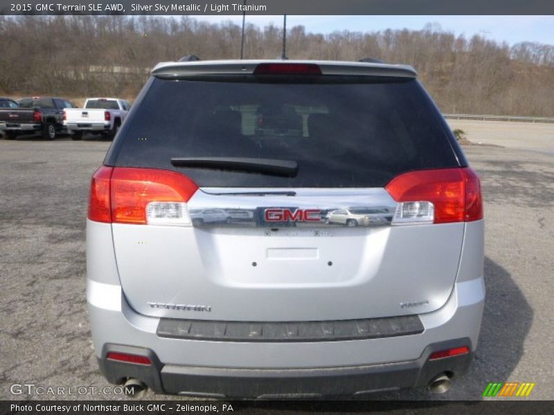 Silver Sky Metallic / Light Titanium 2015 GMC Terrain SLE AWD