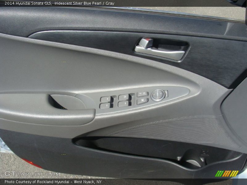 Iridescent Silver Blue Pearl / Gray 2014 Hyundai Sonata GLS