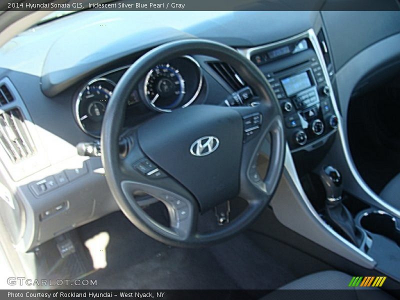 Iridescent Silver Blue Pearl / Gray 2014 Hyundai Sonata GLS