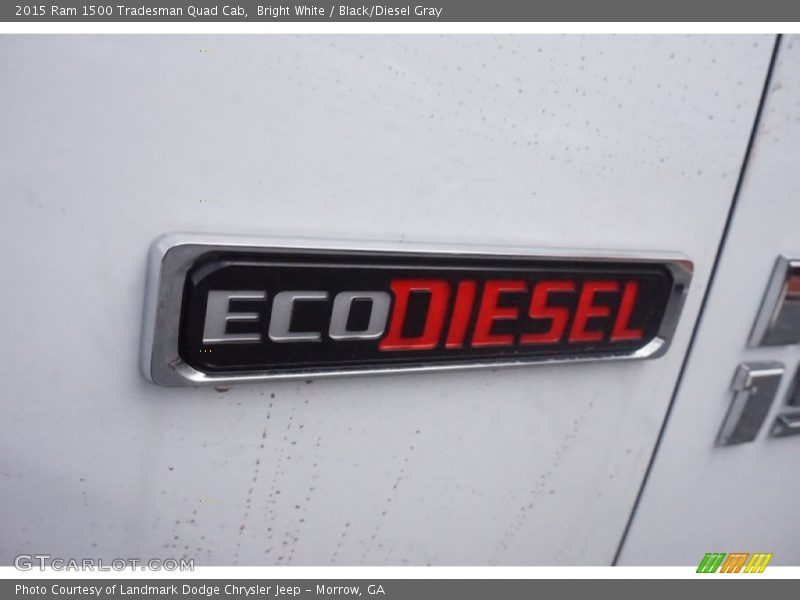 Bright White / Black/Diesel Gray 2015 Ram 1500 Tradesman Quad Cab