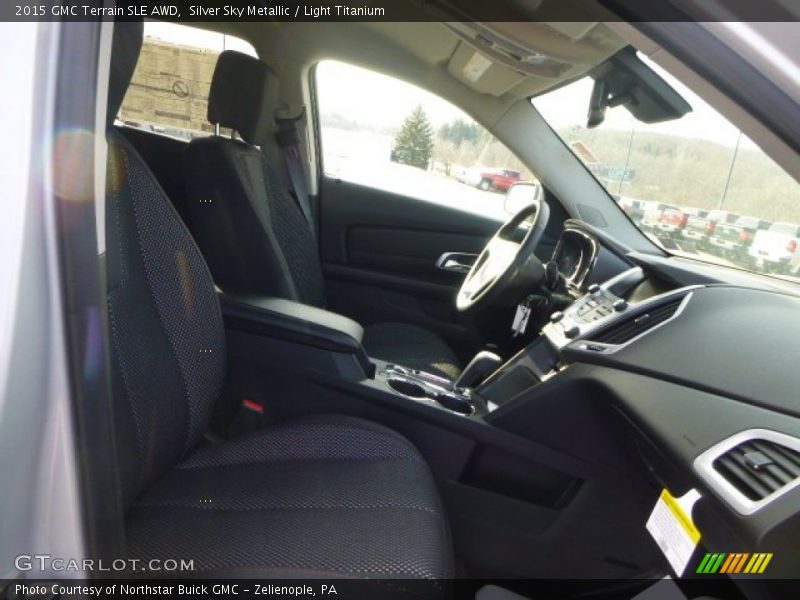 Silver Sky Metallic / Light Titanium 2015 GMC Terrain SLE AWD