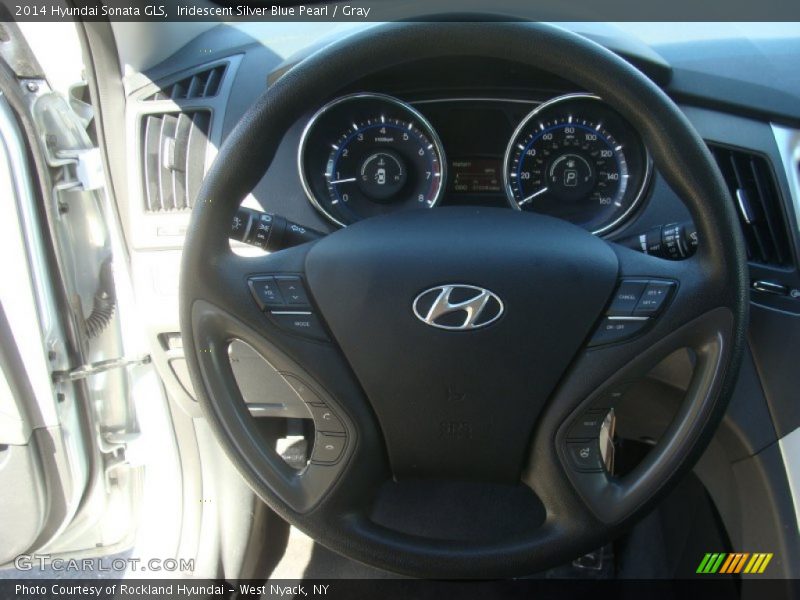 Iridescent Silver Blue Pearl / Gray 2014 Hyundai Sonata GLS