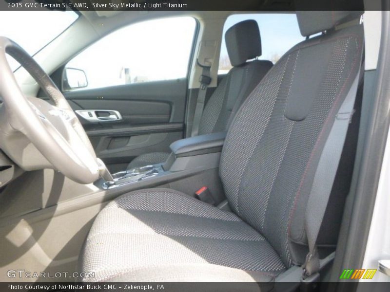 Silver Sky Metallic / Light Titanium 2015 GMC Terrain SLE AWD