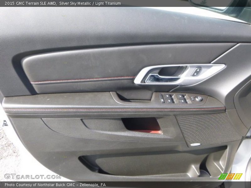 Silver Sky Metallic / Light Titanium 2015 GMC Terrain SLE AWD