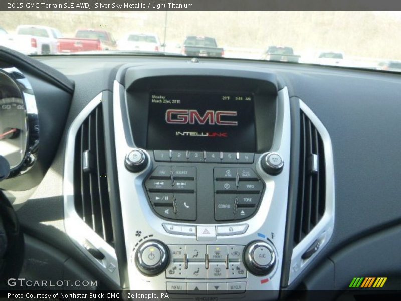 Silver Sky Metallic / Light Titanium 2015 GMC Terrain SLE AWD