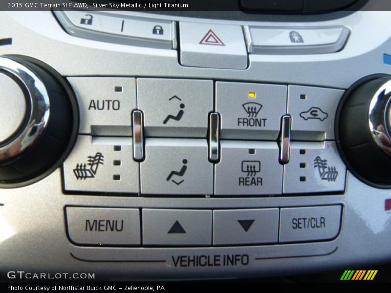 Silver Sky Metallic / Light Titanium 2015 GMC Terrain SLE AWD