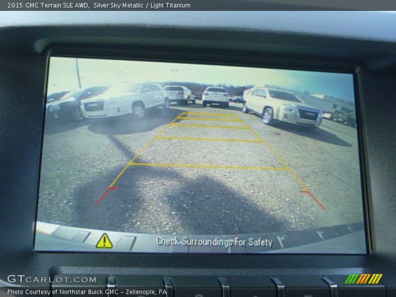 Silver Sky Metallic / Light Titanium 2015 GMC Terrain SLE AWD
