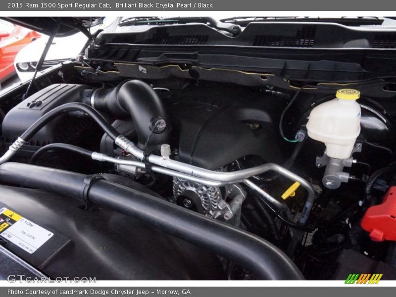 Brilliant Black Crystal Pearl / Black 2015 Ram 1500 Sport Regular Cab