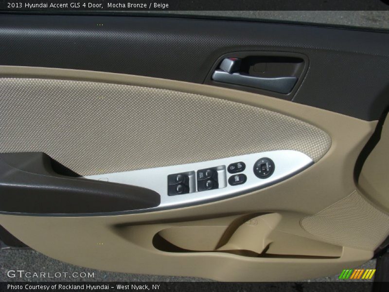 Mocha Bronze / Beige 2013 Hyundai Accent GLS 4 Door