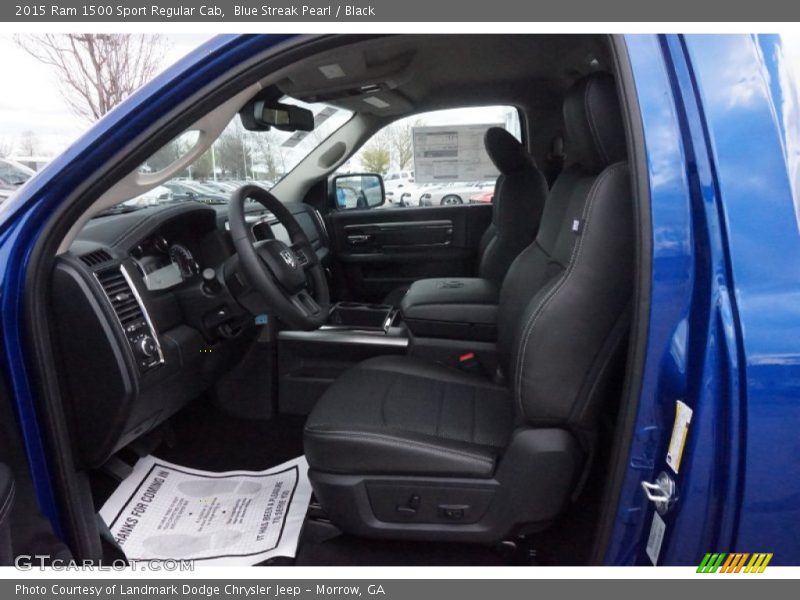 Front Seat of 2015 1500 Sport Regular Cab