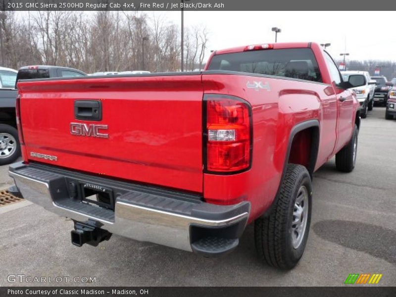 Fire Red / Jet Black/Dark Ash 2015 GMC Sierra 2500HD Regular Cab 4x4