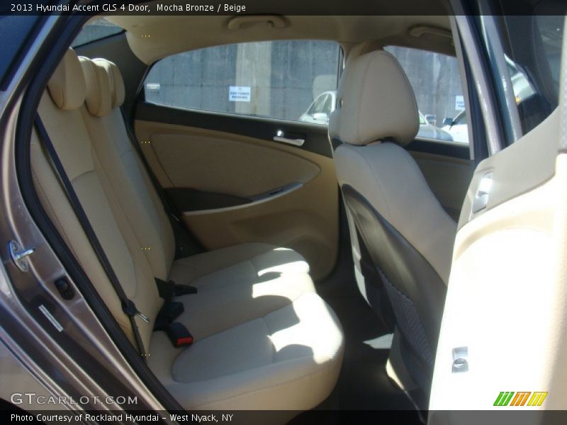 Mocha Bronze / Beige 2013 Hyundai Accent GLS 4 Door