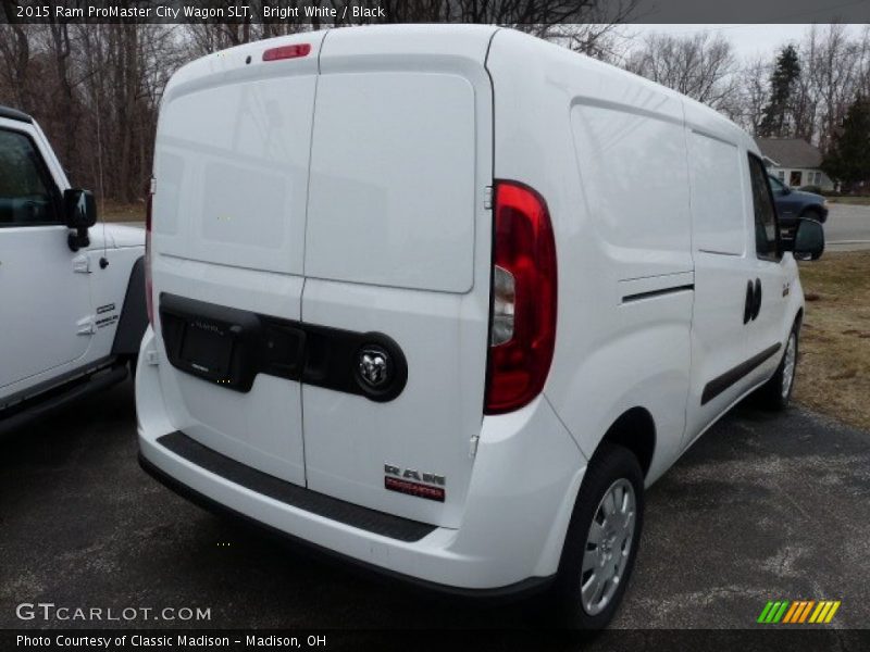 Bright White / Black 2015 Ram ProMaster City Wagon SLT