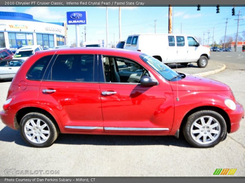 Inferno Red Crystal Pearl / Pastel Slate Gray 2010 Chrysler PT Cruiser Classic