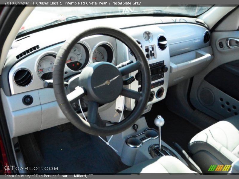 Inferno Red Crystal Pearl / Pastel Slate Gray 2010 Chrysler PT Cruiser Classic