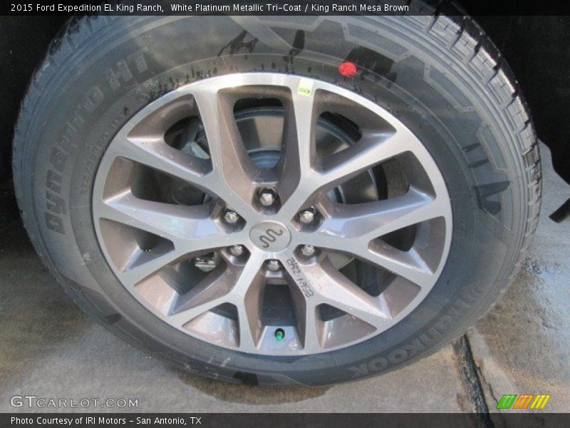 White Platinum Metallic Tri-Coat / King Ranch Mesa Brown 2015 Ford Expedition EL King Ranch