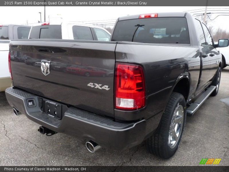 Granite Crystal Metallic / Black/Diesel Gray 2015 Ram 1500 Express Quad Cab 4x4