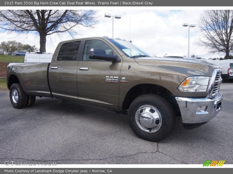 Front 3/4 View of 2015 3500 Big Horn Crew Cab Dual Rear Wheel