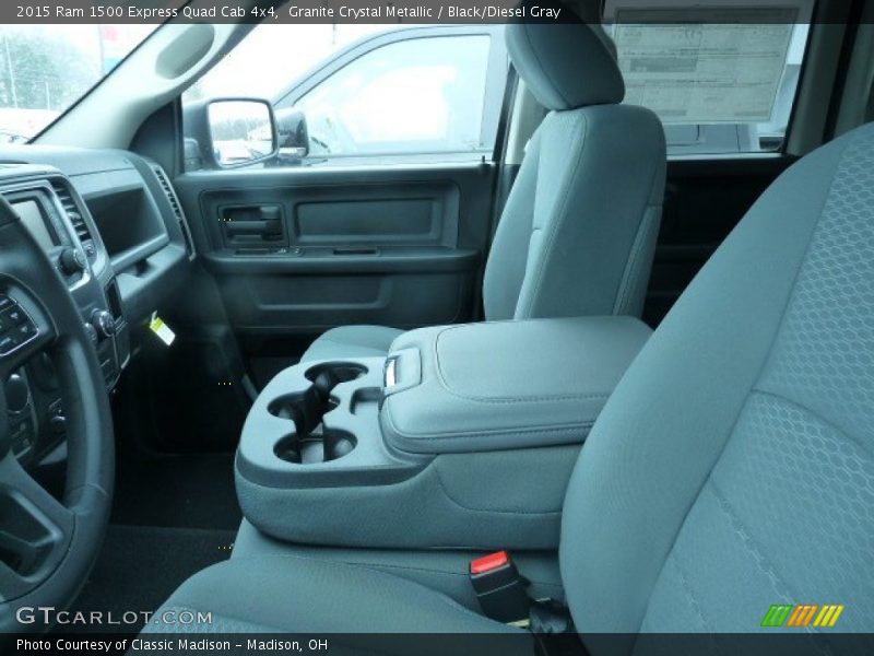 Granite Crystal Metallic / Black/Diesel Gray 2015 Ram 1500 Express Quad Cab 4x4