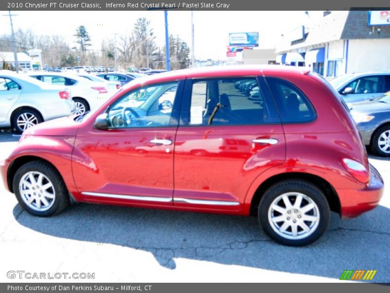 Inferno Red Crystal Pearl / Pastel Slate Gray 2010 Chrysler PT Cruiser Classic