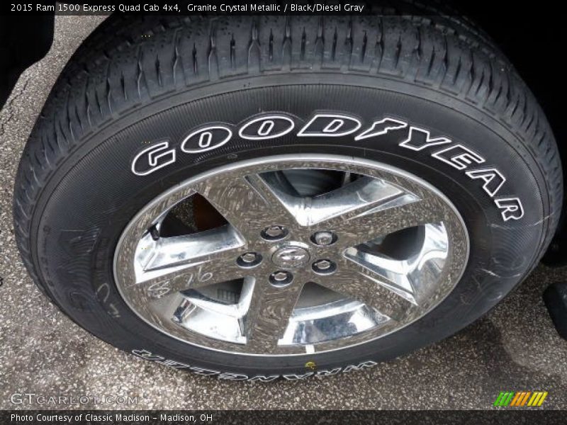 Granite Crystal Metallic / Black/Diesel Gray 2015 Ram 1500 Express Quad Cab 4x4