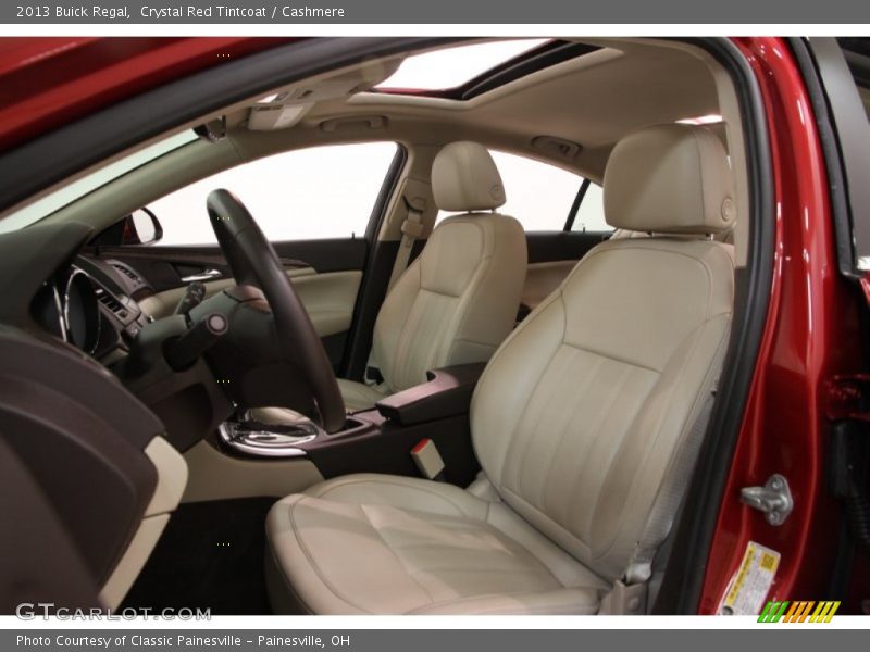 Front Seat of 2013 Regal 