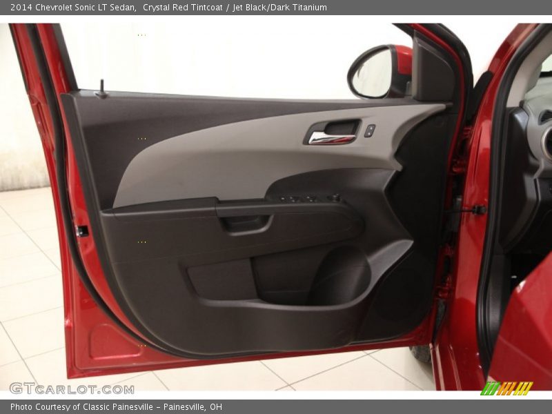 Crystal Red Tintcoat / Jet Black/Dark Titanium 2014 Chevrolet Sonic LT Sedan