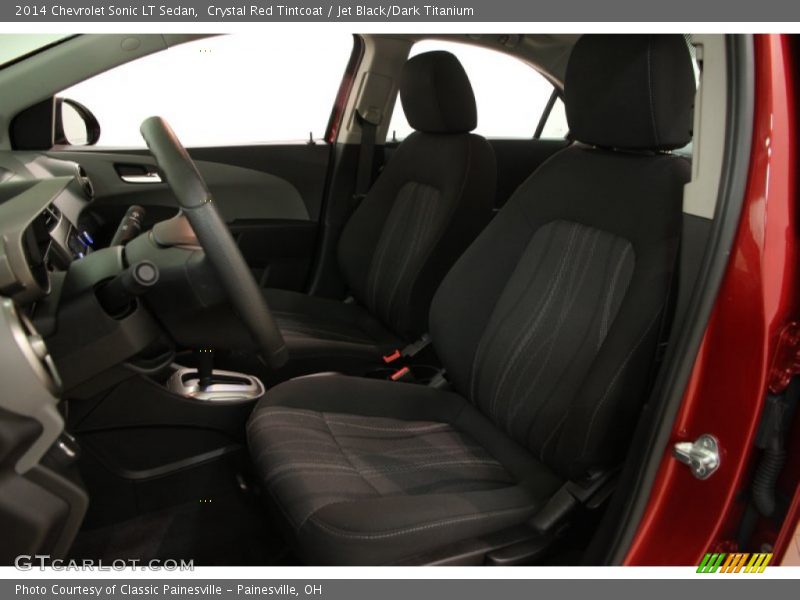Crystal Red Tintcoat / Jet Black/Dark Titanium 2014 Chevrolet Sonic LT Sedan
